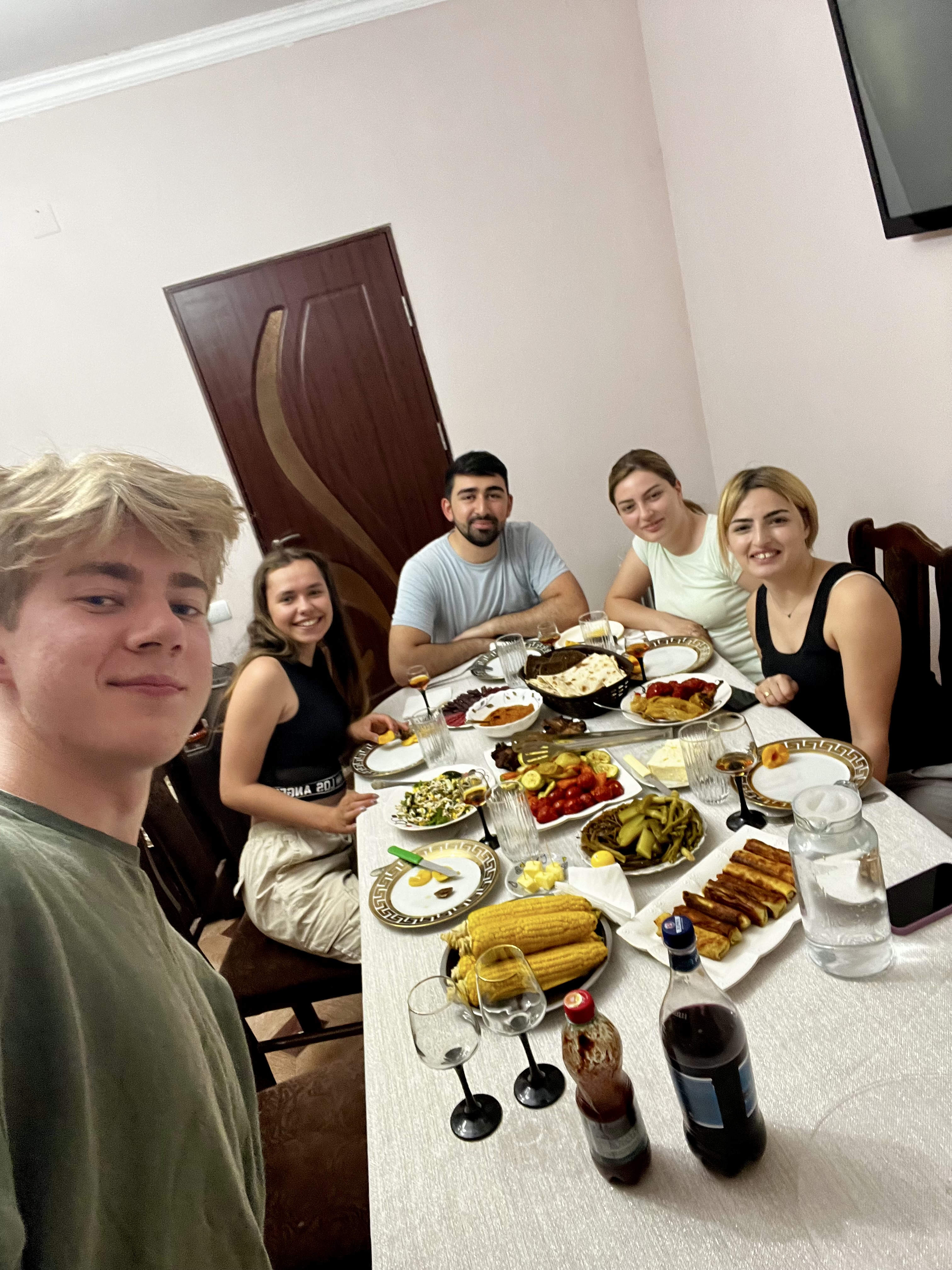 At-home dinner in Yerevan